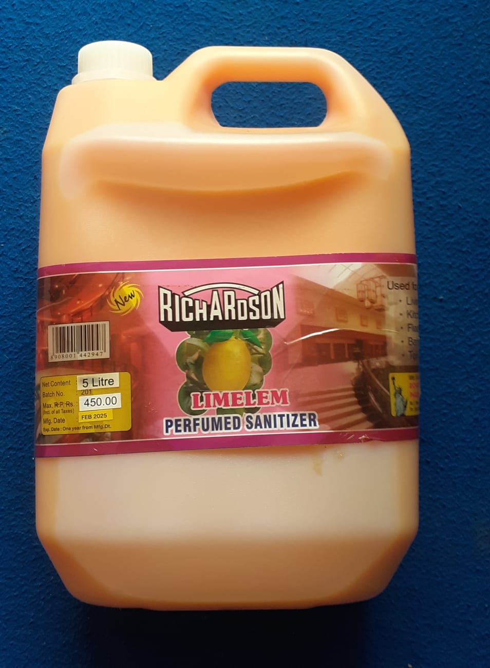 Limelem perfumed sanitizer 5ltr