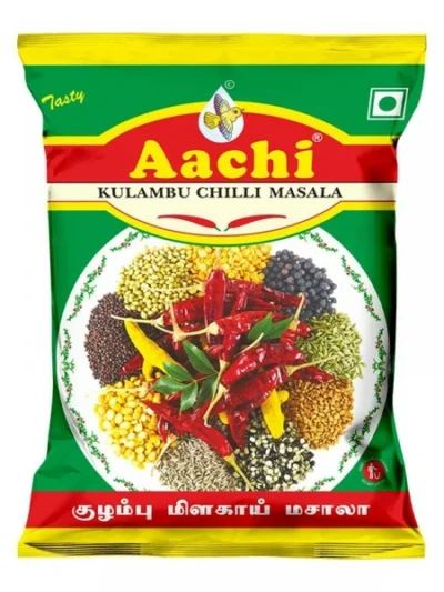 Aachi Kulambu masala 50gms/ఆచి మిక్సింగ్  మిరప్పొడి