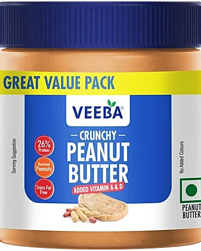 VEEBA Crunchy Peanut Butter 320gm