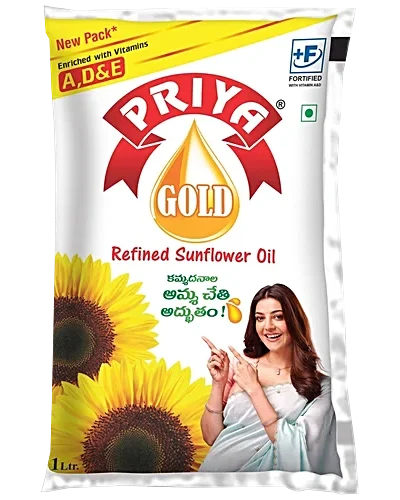 Priya Gold refined Sunflower oil