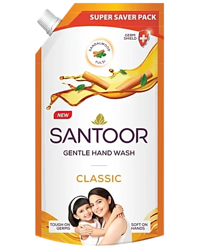 Santoor Gentle Hand Wash Classic 650ml