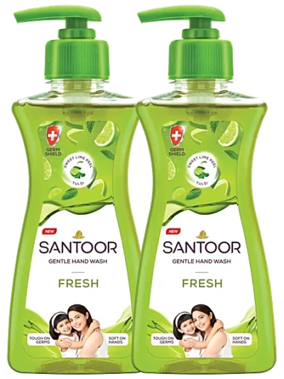 Santoor Hand Wash Fresh 200ml Buy 1 Get 1 Free