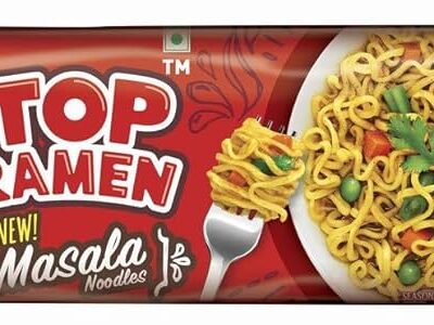 Nissin Top Ramen Super Noodles, Masala, 480g