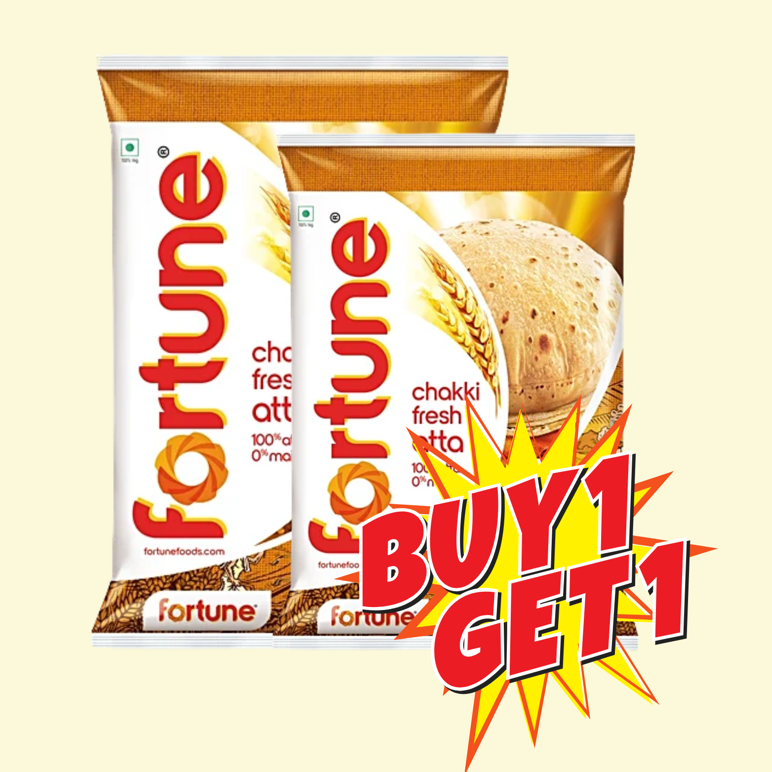 Fortune Atta1kg Buy1 Get1