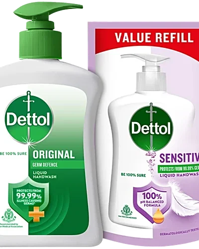 Dettol Handwash Original 200ml + free value refill 175ml