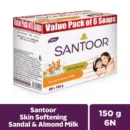 Santoor Value Pack 6*150gms