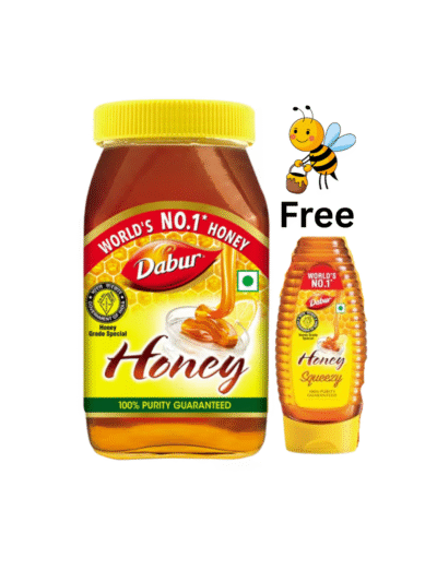 Dabur Honey Squeezy free 100g worth 75rs