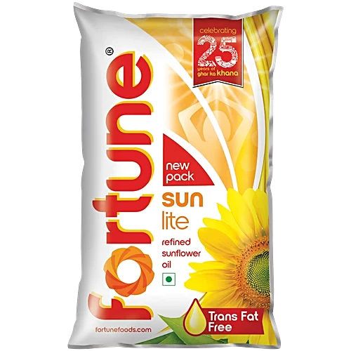 Fortune Sun Lite Refined Sunflower Oil 1Ltr