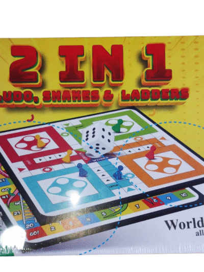 Krocie Toys 2 in1 Ludo, Snakes & Ladders