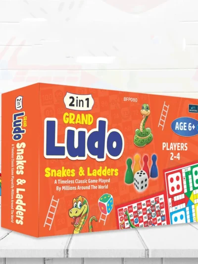 Krocie Toys 2 in 1 Ludo,Sankes & Ladders